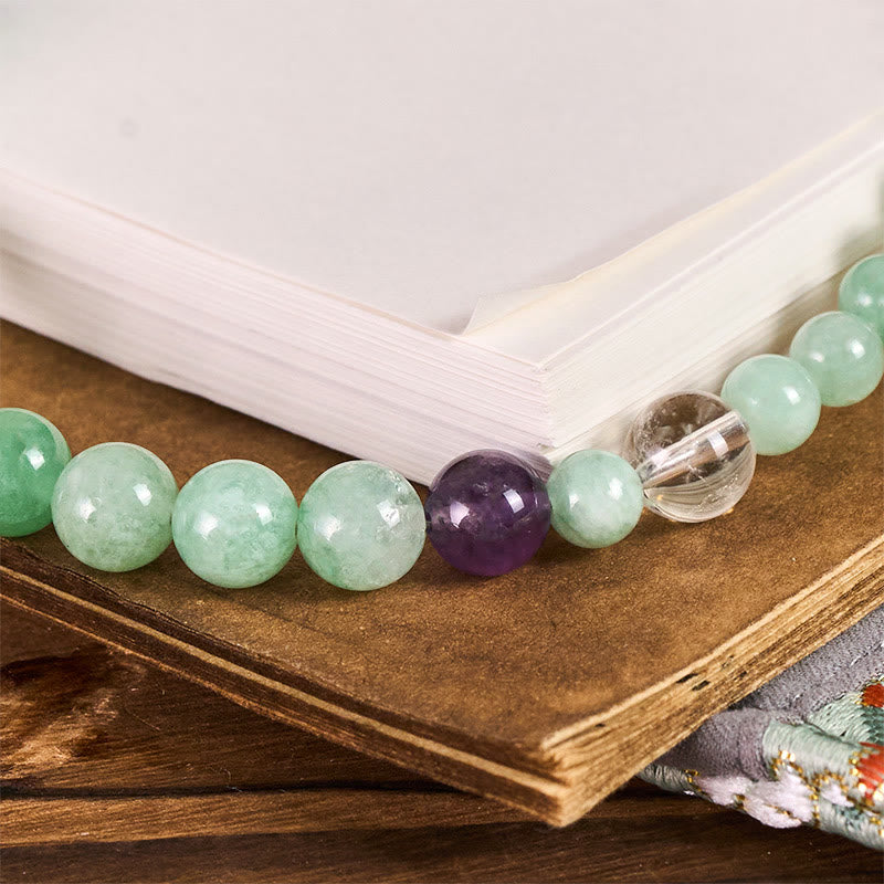 EverestArtstudios Jade Beaded Prosperity Key Chain Phone Hanging Decoration