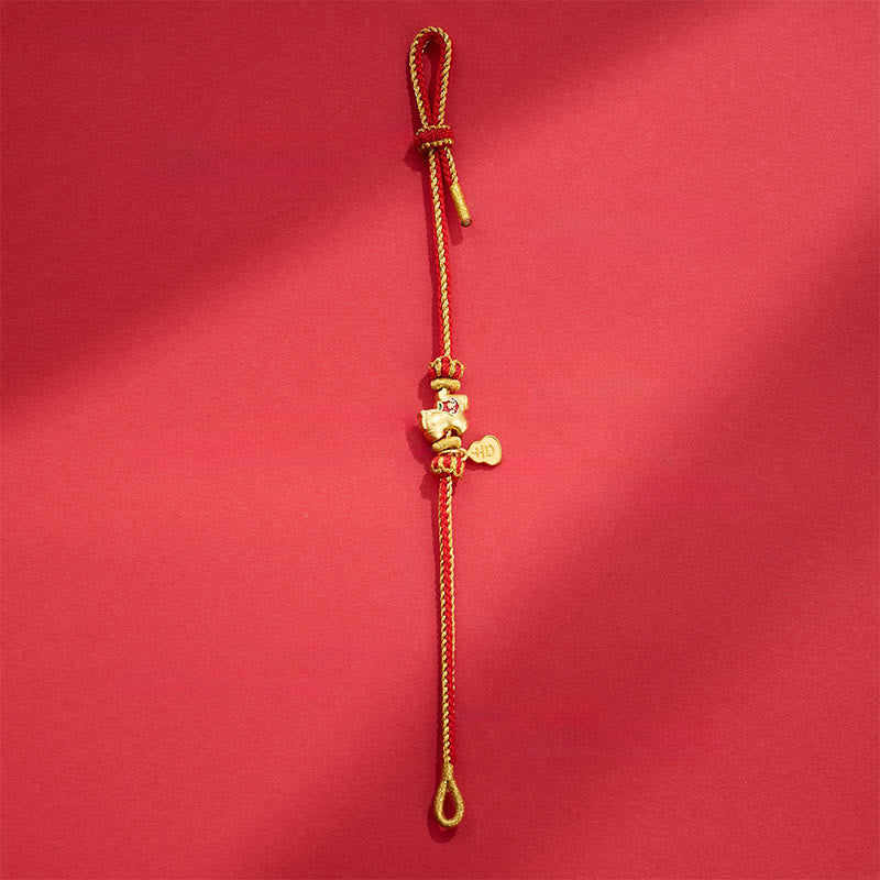 EverestArtstudios Year Of The Horse Red String Copper Braided Luck Bracelet