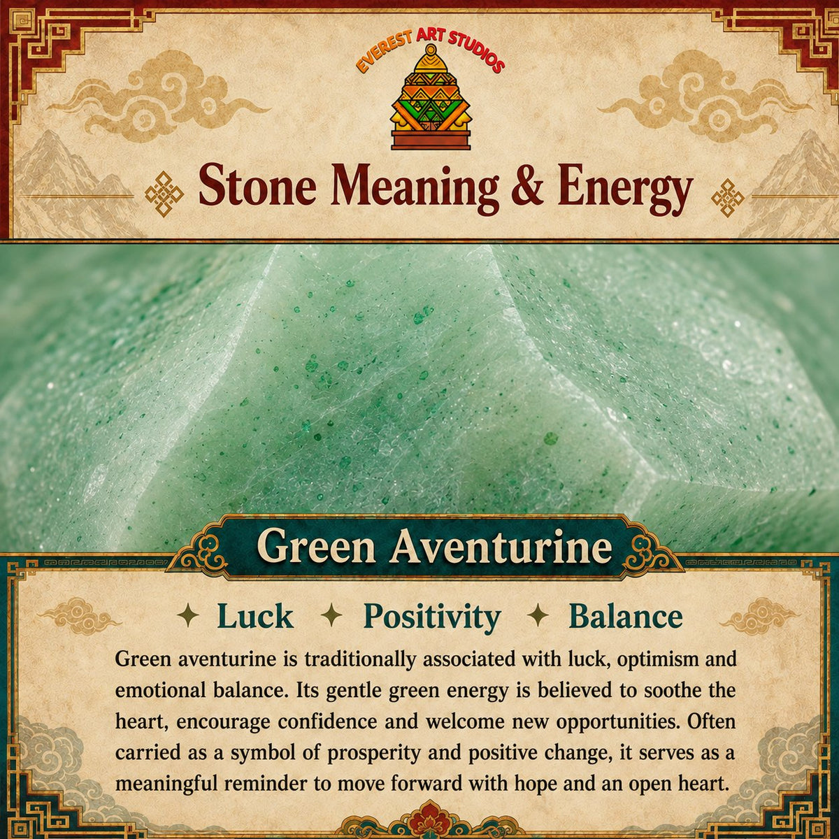 Everest Art Studios — green aventurine