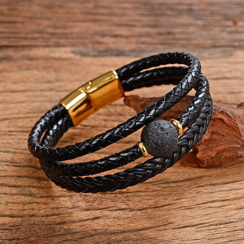 Buddha Stones Multicolored Bead Green Tiger Eye Amethyst Craved Six True Words Leather Balance Bracelet