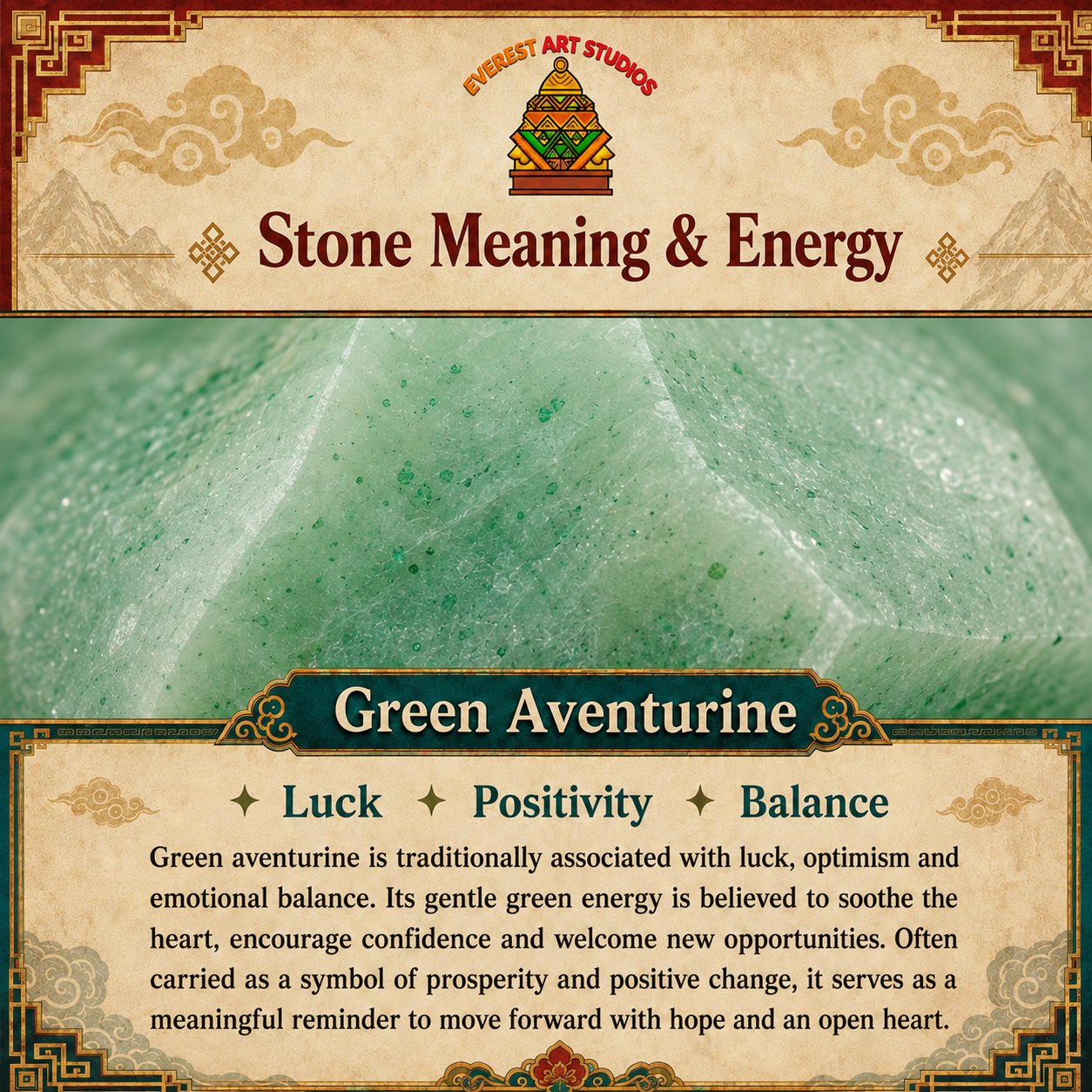 Everest Art Studios — green aventurine