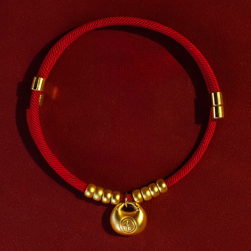 Buddha Stones Red String Bead Protection Adjustable Cats Small Dogs Pet Collar
