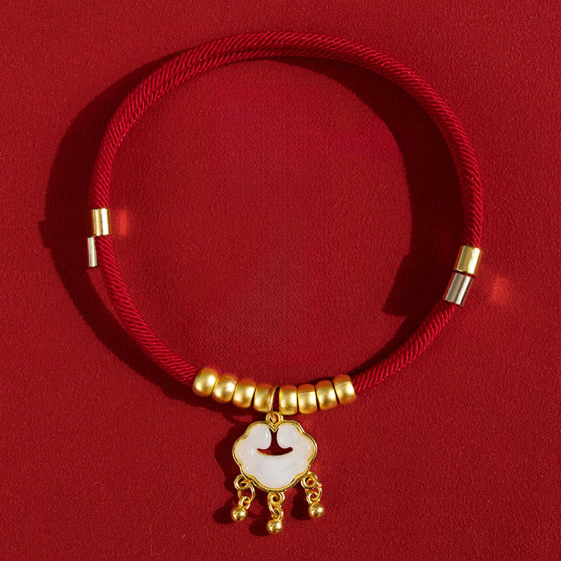 Buddha Stones Red String Bead Protection Adjustable Cats Small Dogs Pet Collar