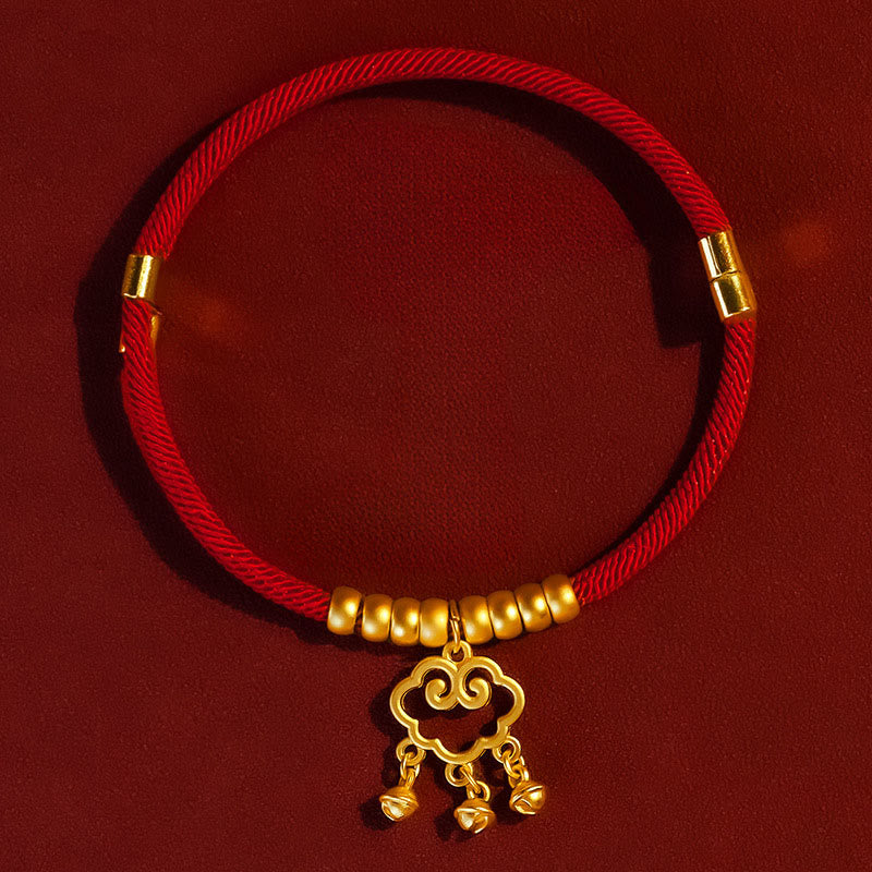 Buddha Stones Red String Bead Protection Adjustable Cats Small Dogs Pet Collar