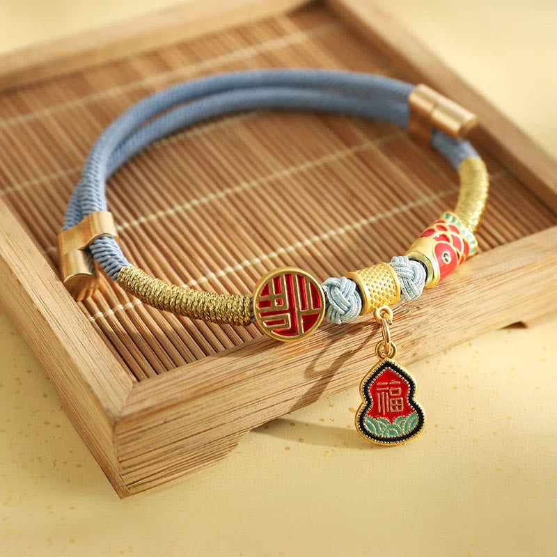 Buddha Stones Metal Pendant Red String Peace Joy Blessing Protection Adjustable Cats Small Dogs Pet Collar