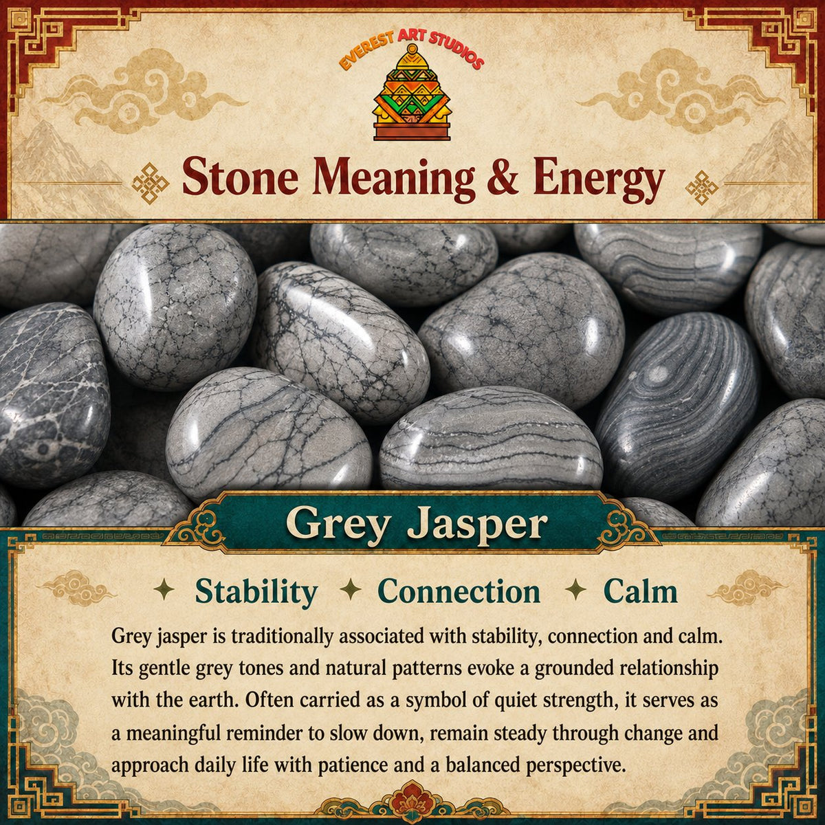 Everest Art Studios — grey jasper