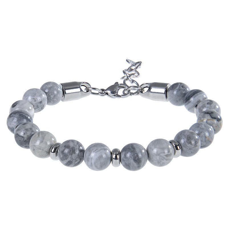 EverestArtStudios Tiger Eye Various Natural Stone Beads Protection Bracelet