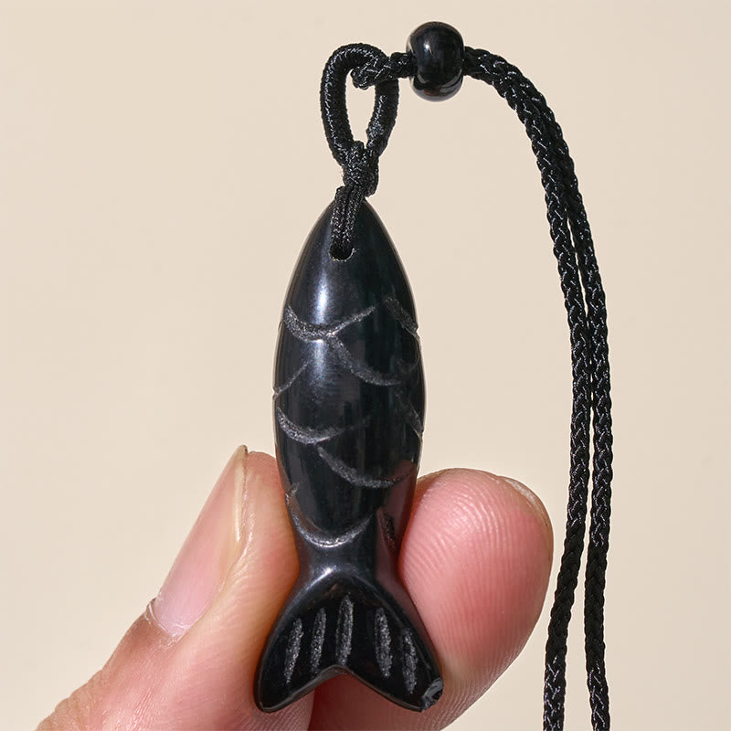 Buddha Stones Carving Koi Fish Pink Crystal Indian Agate Amethyst Warmth Prosperity Necklace Pendant