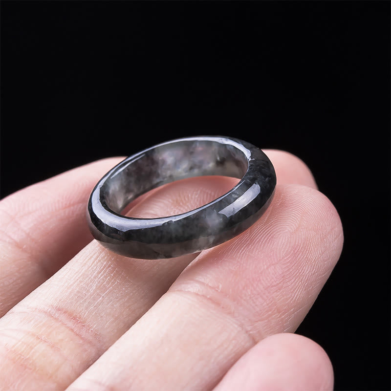 EverestArtstudios Jade Prosperity Luck Abundance Ring