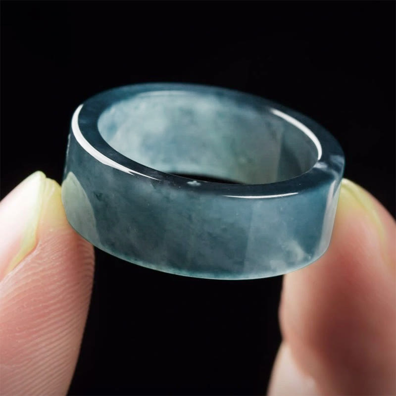 EverestArtstudios Jade Luck Abundance Prosperity Ring
