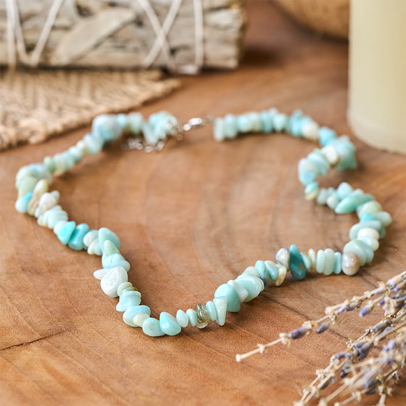 Buddha Stones Natural Crystal Stone Luck Necklace