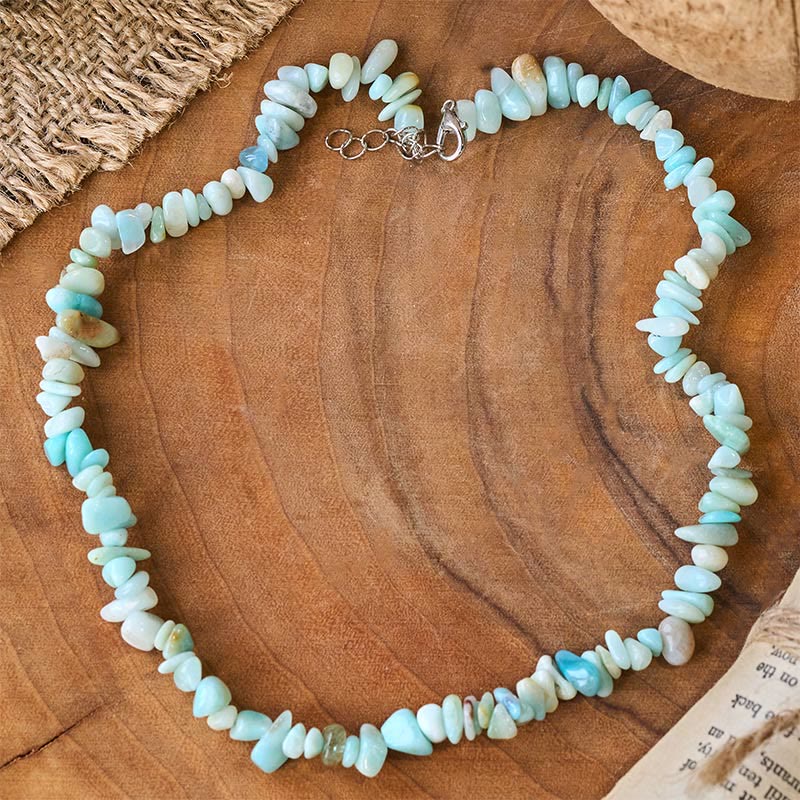 Buddha Stones Natural Crystal Stone Luck Necklace