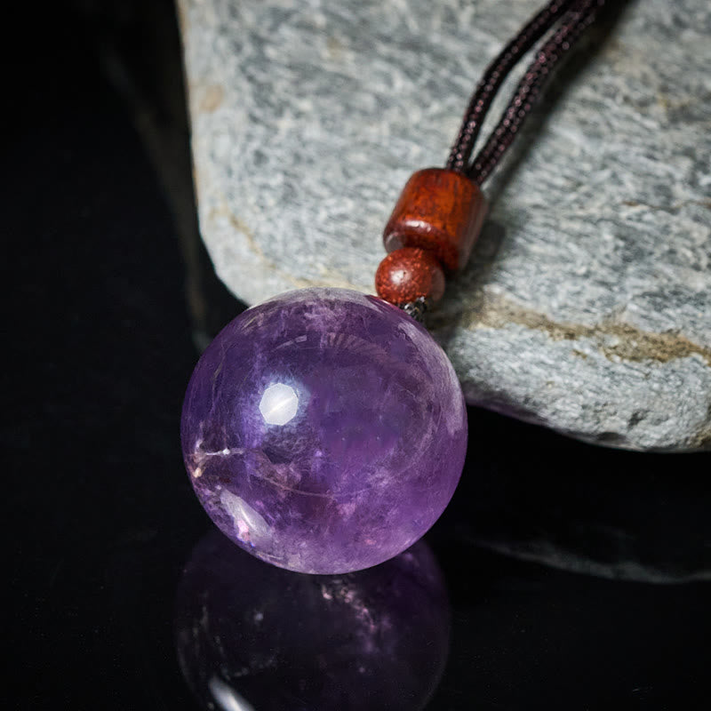 Buddha Stones White Crystal Pink Crystal Tiger Eye Smoky Quartz Protection Necklace Pendant