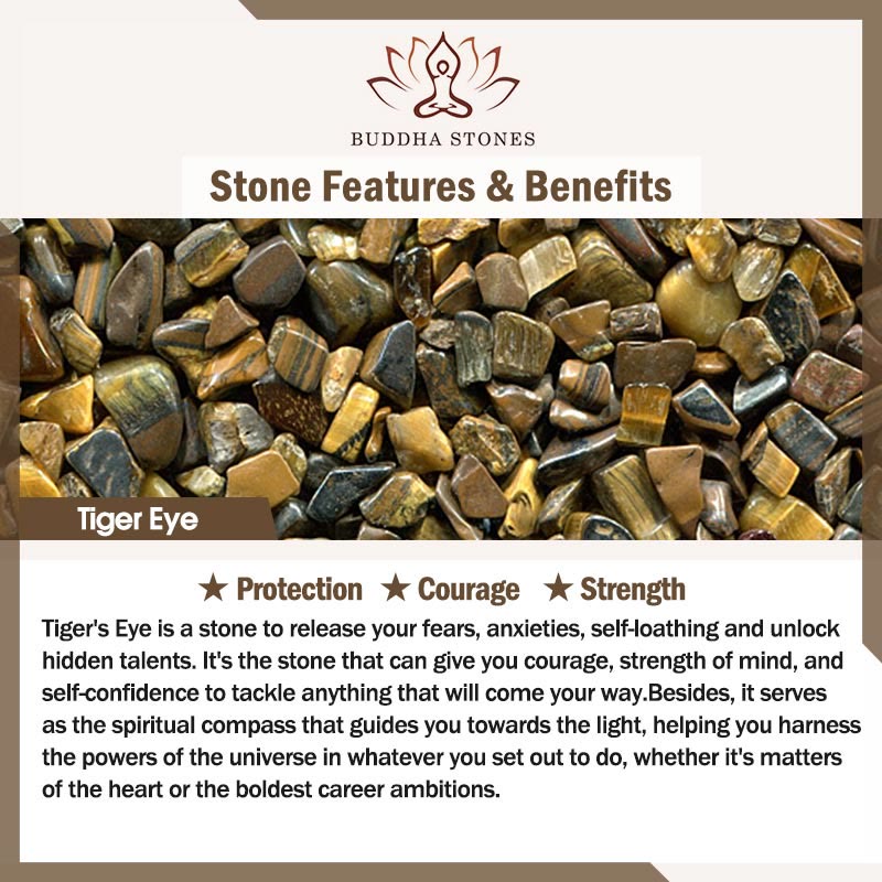 Buddha Stones White Crystal Pink Crystal Tiger Eye Smoky Quartz Protection Necklace Pendant