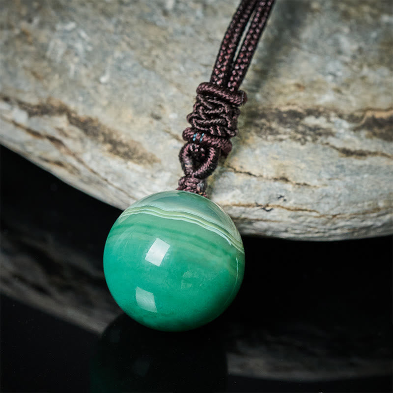 Buddha Stones Amethyst Yellow Agate Various Agate Pink Crystal Lazurite Lapis Lazuli Balance Necklace Pendant