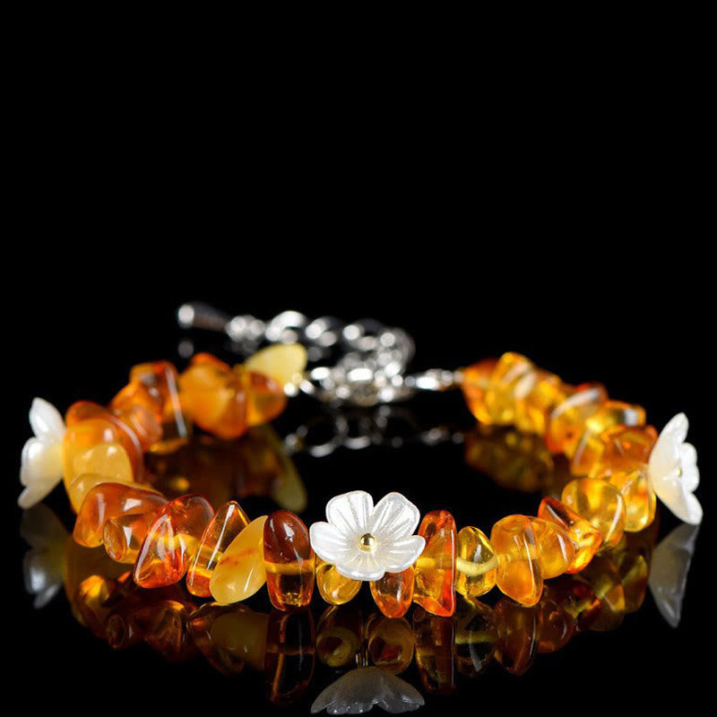 Buddha Stones Natural Aquamarine Peridot Strawberry Quartz Various Crystals Serenity Bracelet