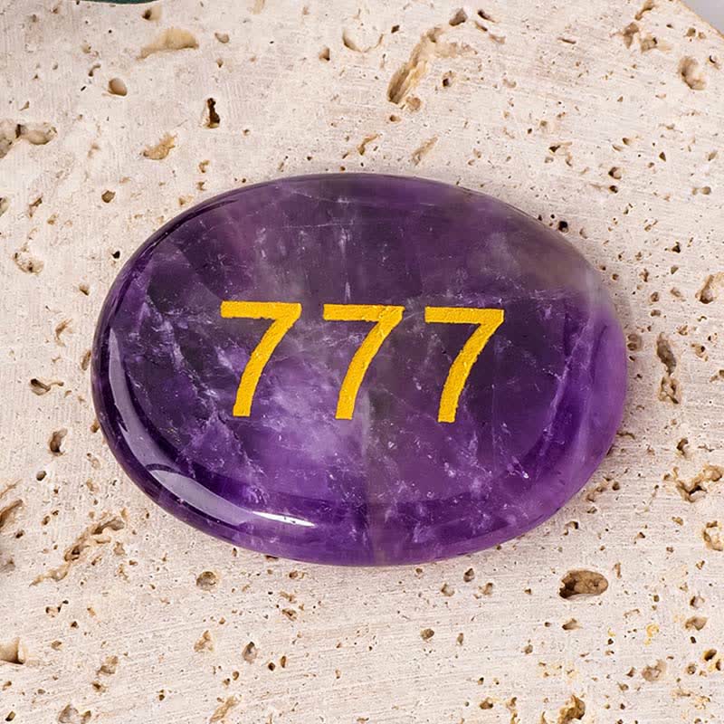 Buddha Stones Angel Numbers White Crystal Red Jasper Pink Crystal Green Aventurine Meditation Palm Stone
