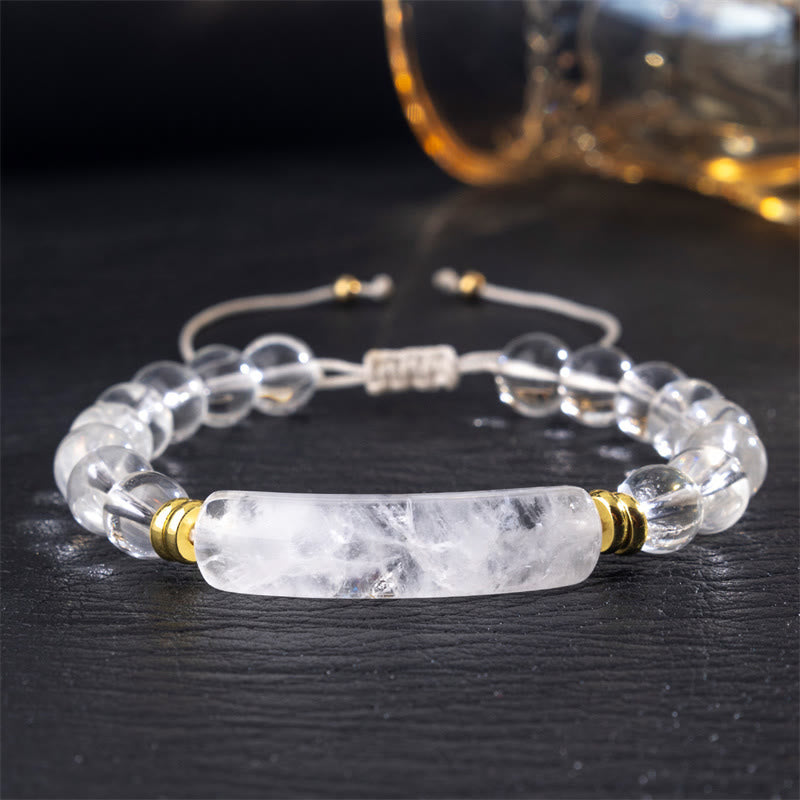 Buddha Stones Amethyst Green Aventurine Tiger Eye Strawberry Quartz Positive Transformation Bracelet