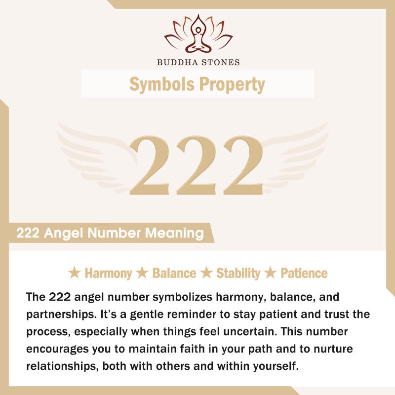 Buddha Stones Angel Numbers Titanium Steel Adjustable String Faith Necklace Pendant