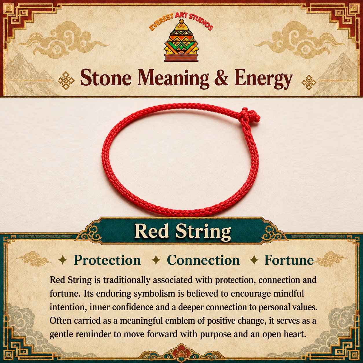 Everest Art Studios — red string