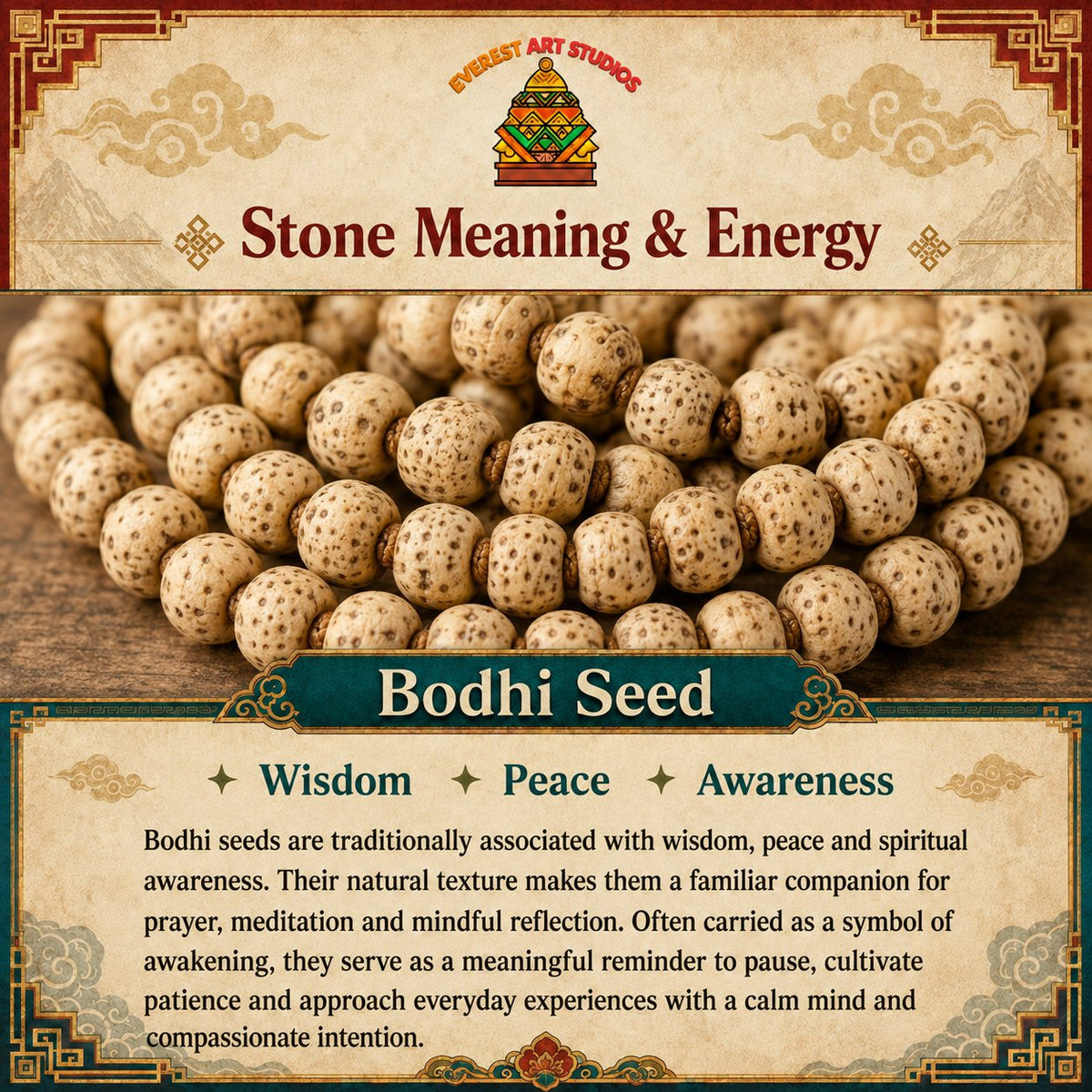 Everest Art Studios — bodhi seed
