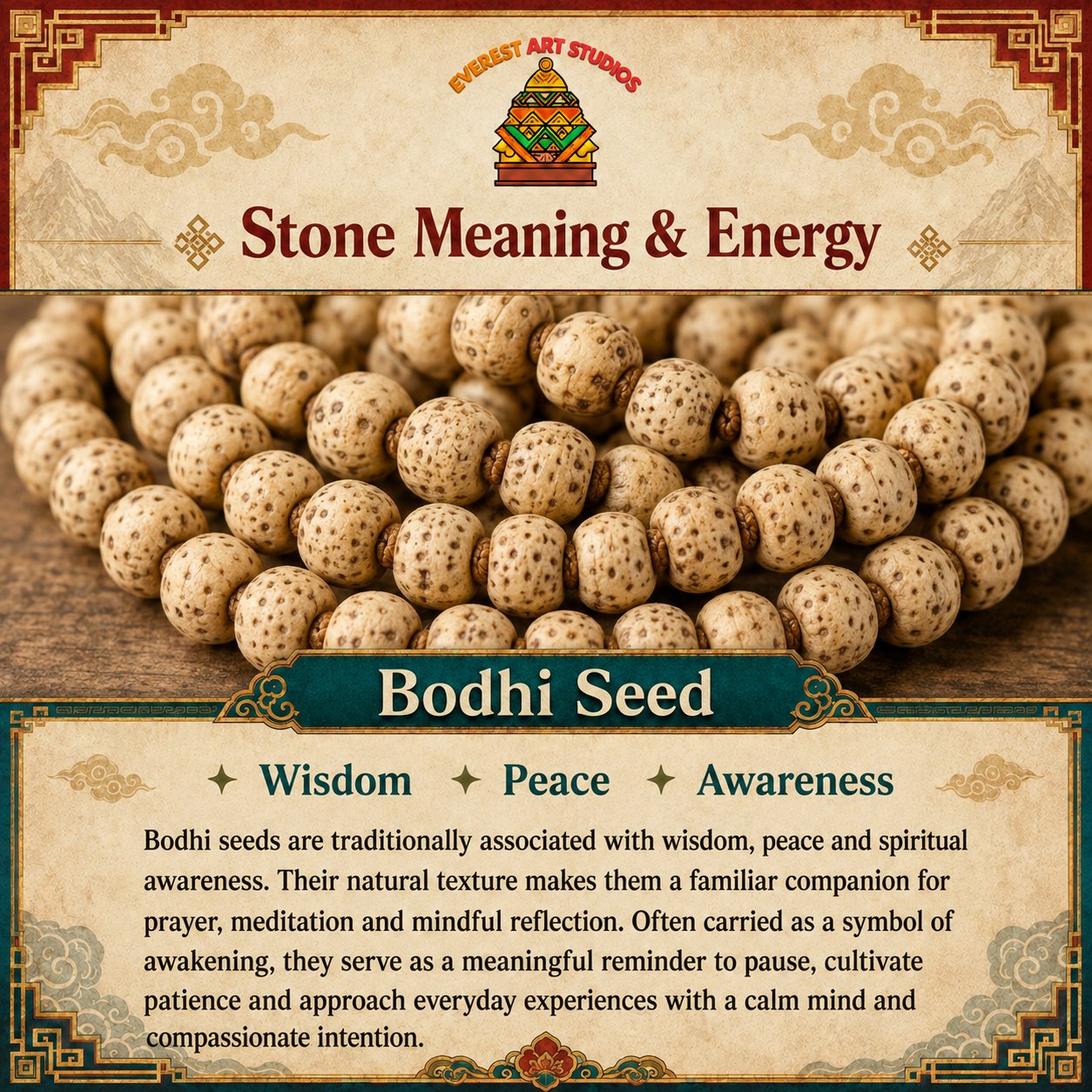 Everest Art Studios — bodhi seed