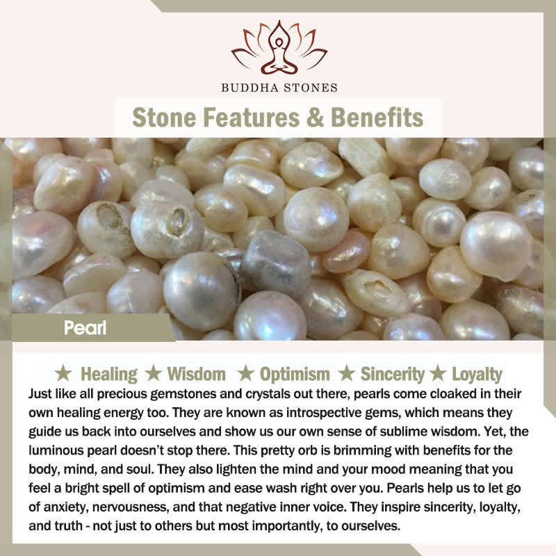 Buddha Stones Natural Rose Quartz Green Strawberry Quartz Pearl Bead Peace Necklace