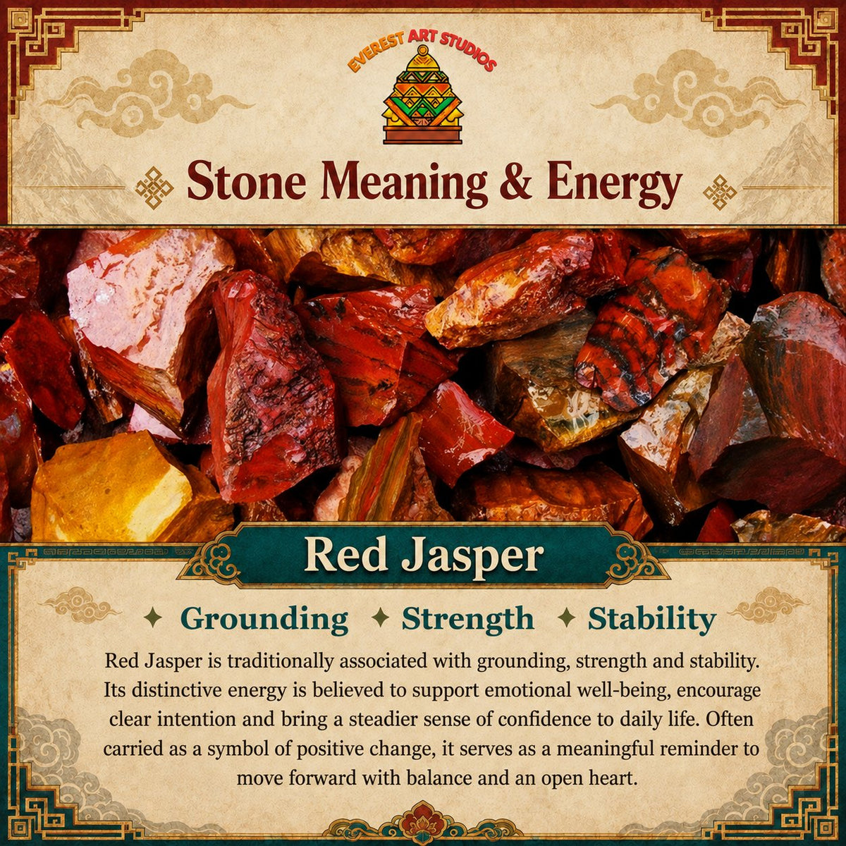 Everest Art Studios — red jasper