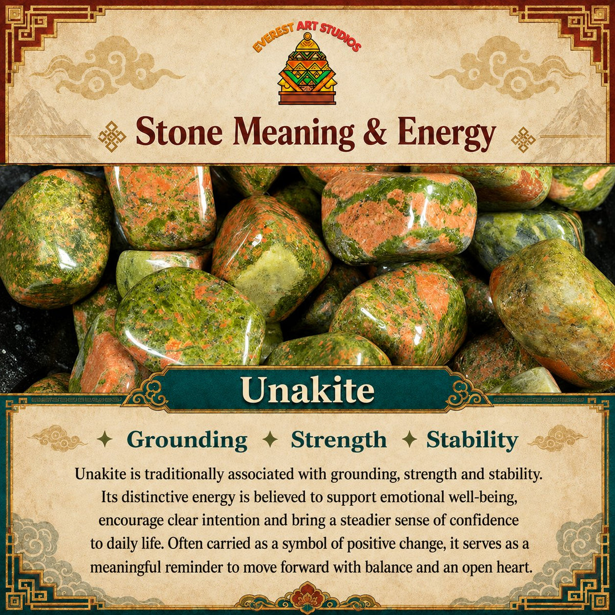 Everest Art Studios — unakite