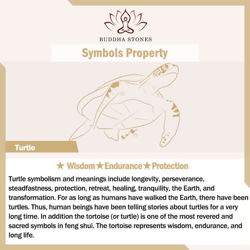 Buddha Stones Turquoise Turtle Design Braided Rope Protection Bracelet