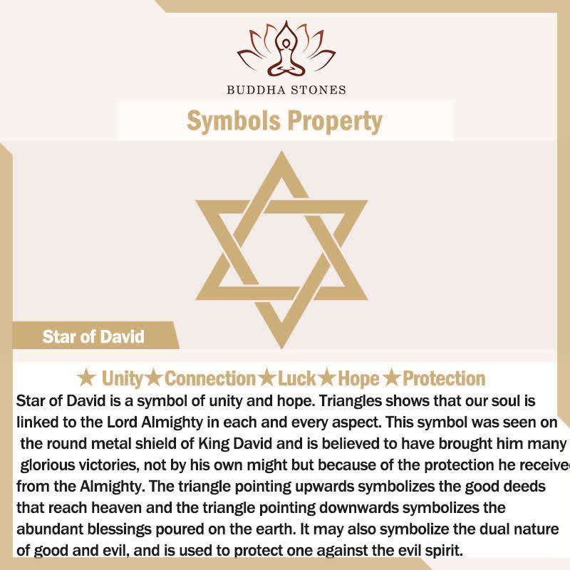 Buddha Stones Star of David Carving Clear Quartz Indian Agate Amethyst Healing Necklace Pendant
