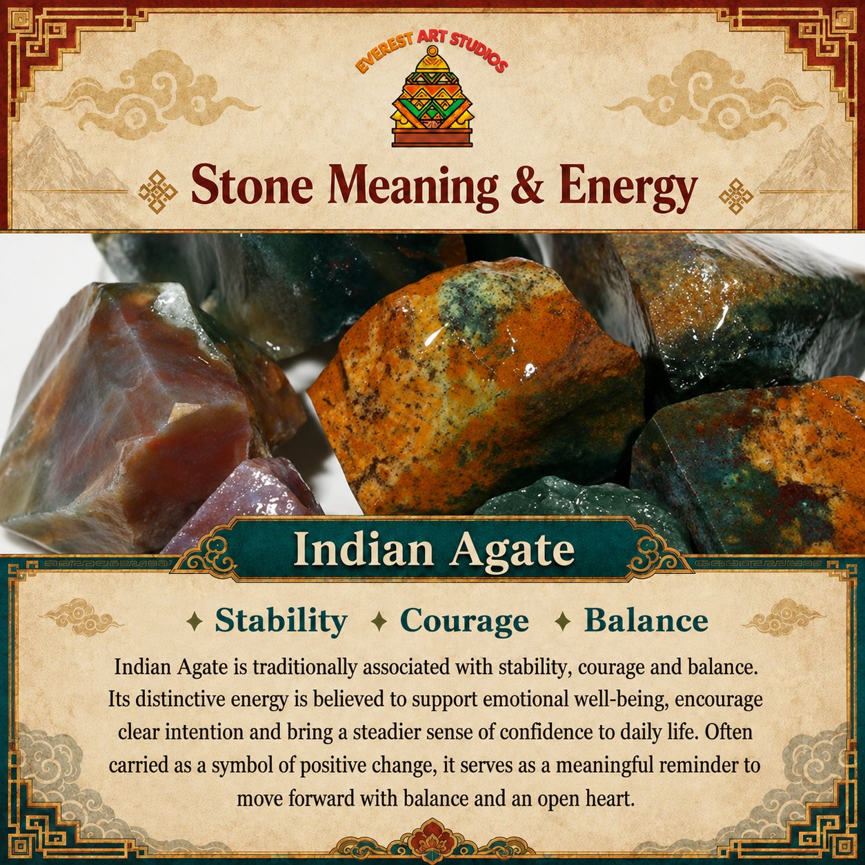 Everest Art Studios — indian agate