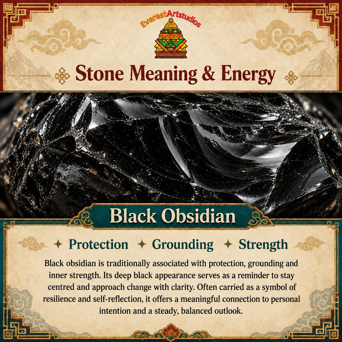 EverestArtstudios black obsidian