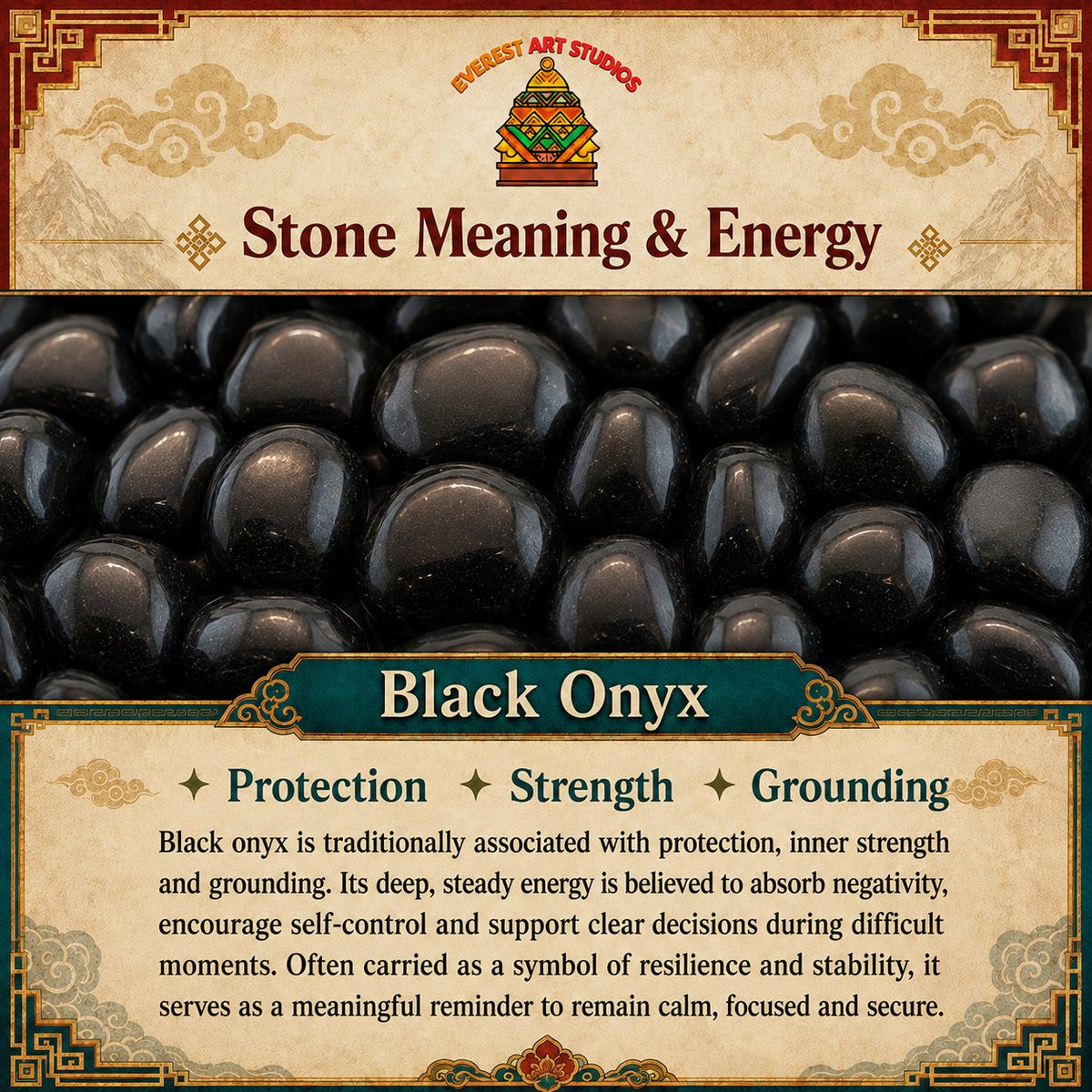 Everest Art Studios — black onyx