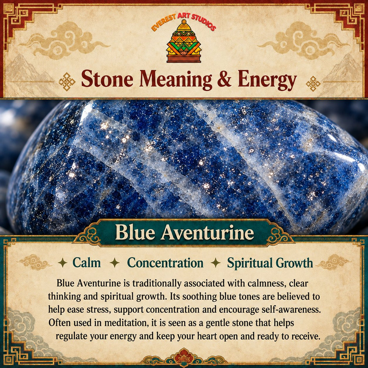 EverestArtstudios blue aventurine