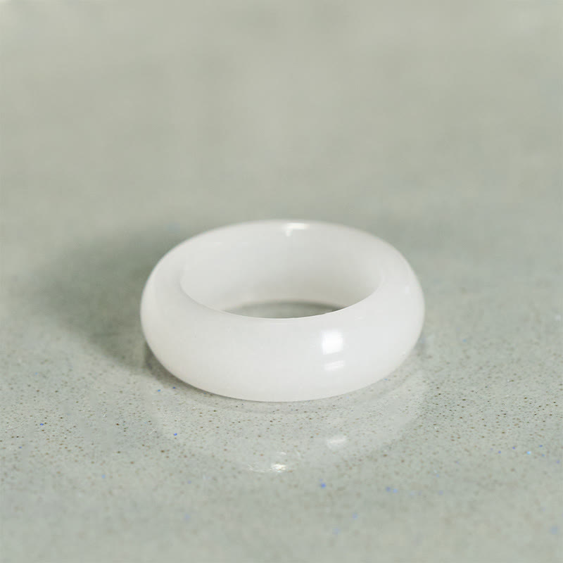 EverestArtstudios Natural Golden Silk Jade Wealth Ring