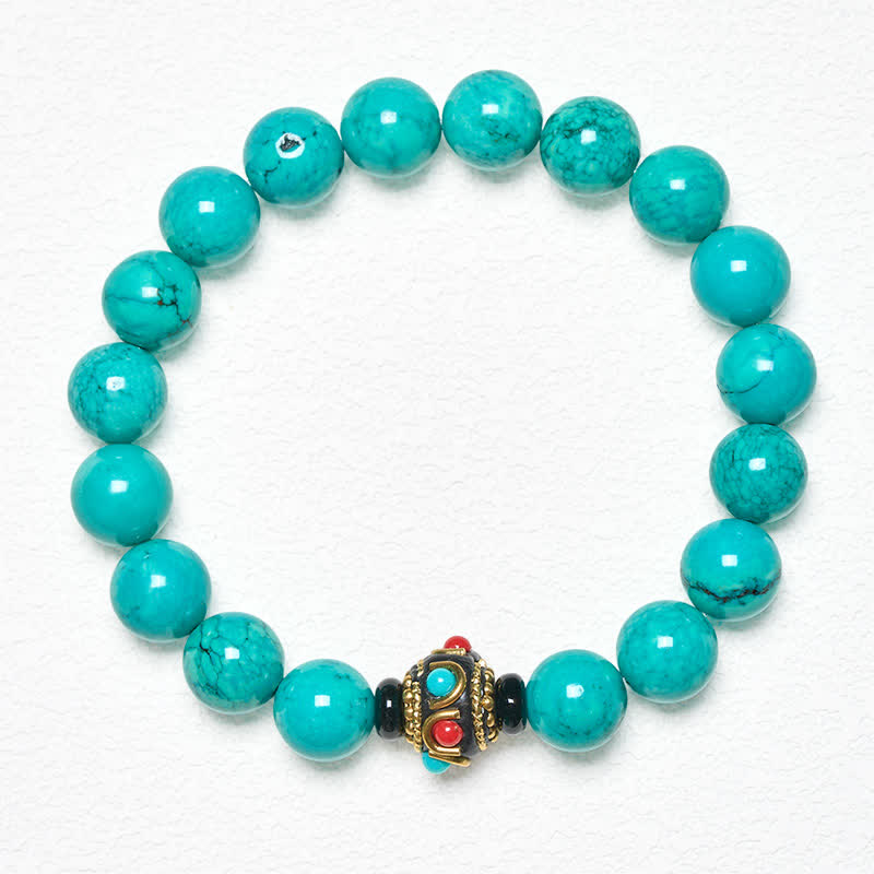EverestArtStudios Tibetan Turquoise Protection Bracelet