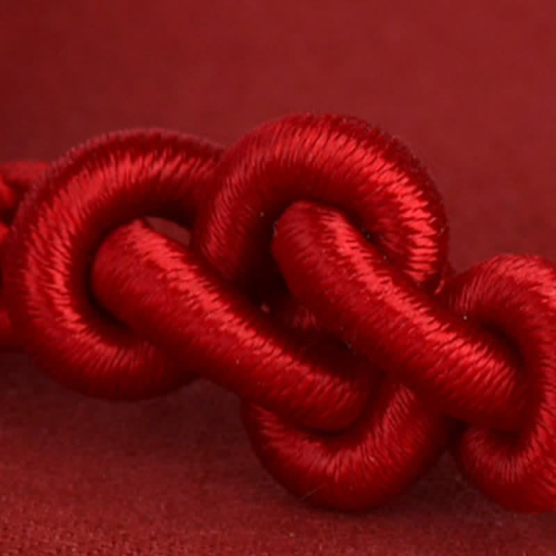 Buddha Stones Hand-Woven Red String Chinese Knotting Luck Bracelet