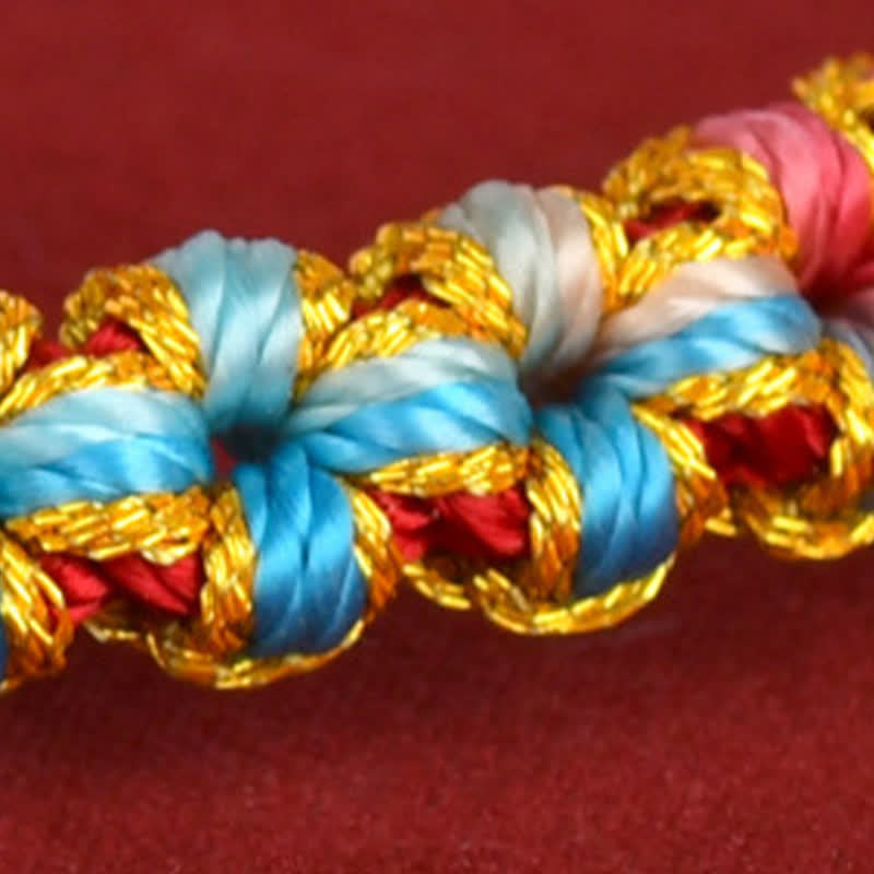 Buddha Stones Hand-Woven Red String Chinese Knotting Luck Bracelet