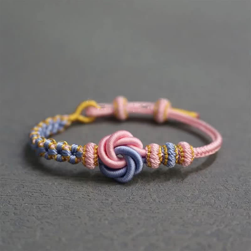 Buddha Stones Mandala Braided Rope Confidence Bracelet