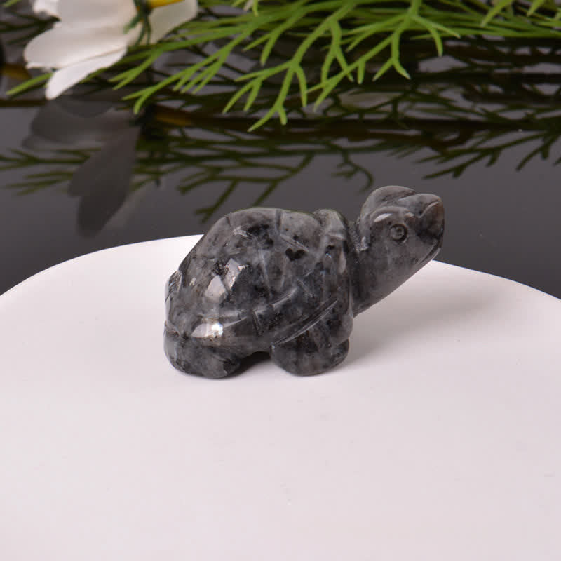 Buddha Stones Natural Green Aventurine Turtle Wisdom Crystal & Stone Decor