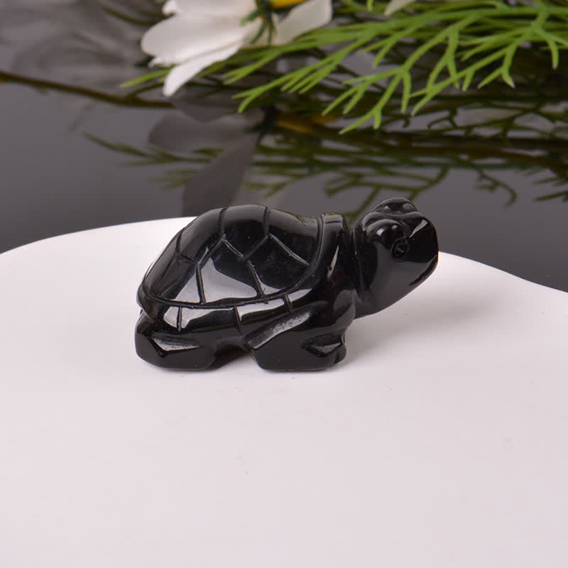 Buddha Stones Natural Green Aventurine Turtle Wisdom Crystal & Stone Decor