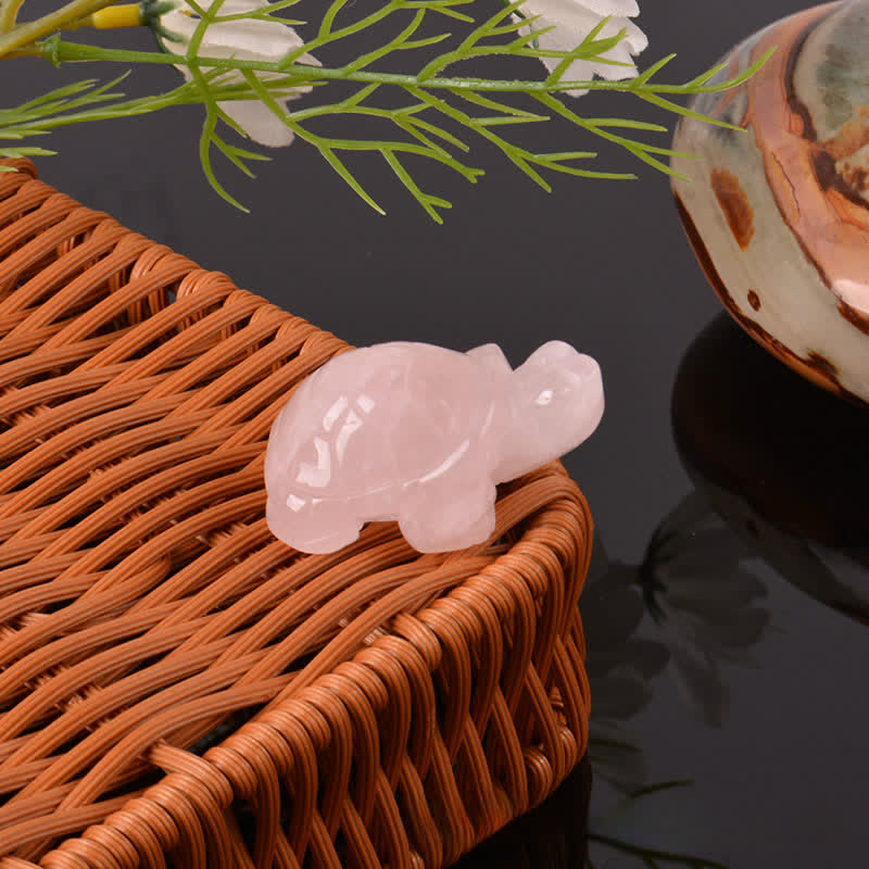 Buddha Stones Natural Green Aventurine Turtle Wisdom Crystal & Stone Decor