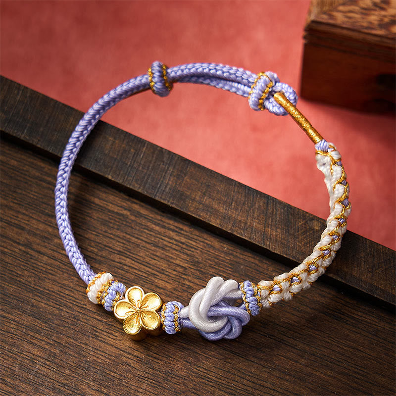 Buddha Stones Mandala Braided Rope Confidence Bracelet