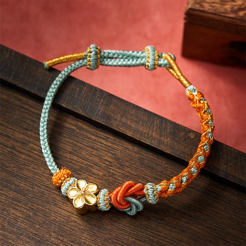 Buddha Stones Mandala Braided Rope Confidence Bracelet
