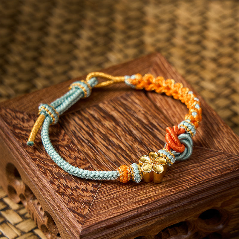 Buddha Stones Mandala Braided Rope Confidence Bracelet