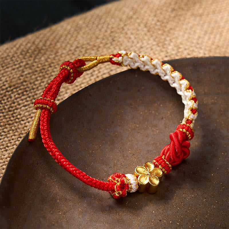 Buddha Stones Mandala Braided Rope Confidence Bracelet