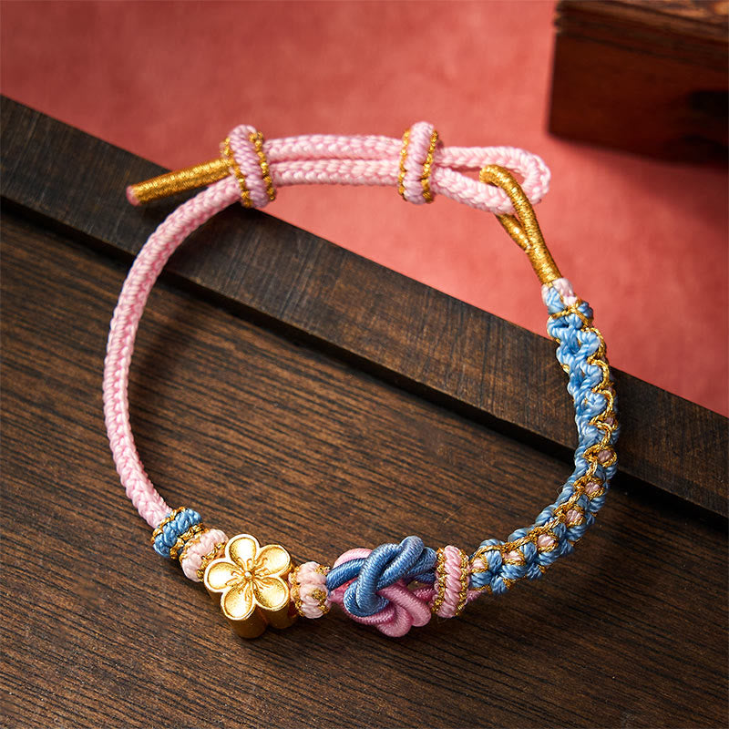 Buddha Stones Mandala Braided Rope Confidence Bracelet