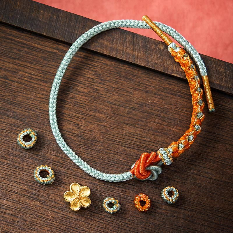 Buddha Stones Mandala Braided Rope Confidence Bracelet