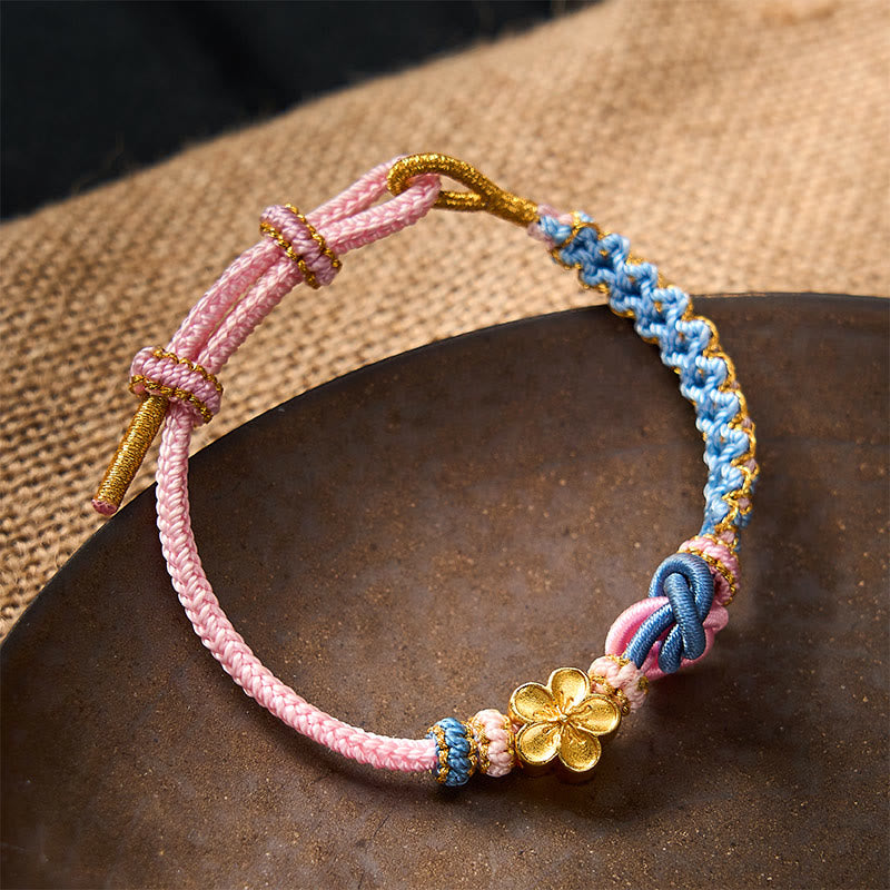Buddha Stones Mandala Braided Rope Confidence Bracelet